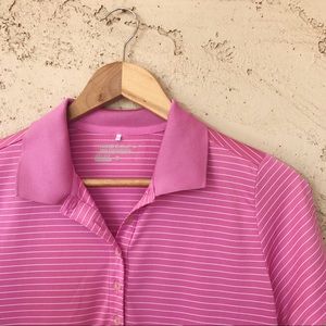 nike golf tour performance dri fit magenta top